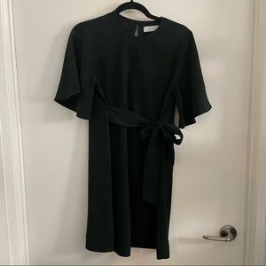 Oak + Fort Black Tie Dress